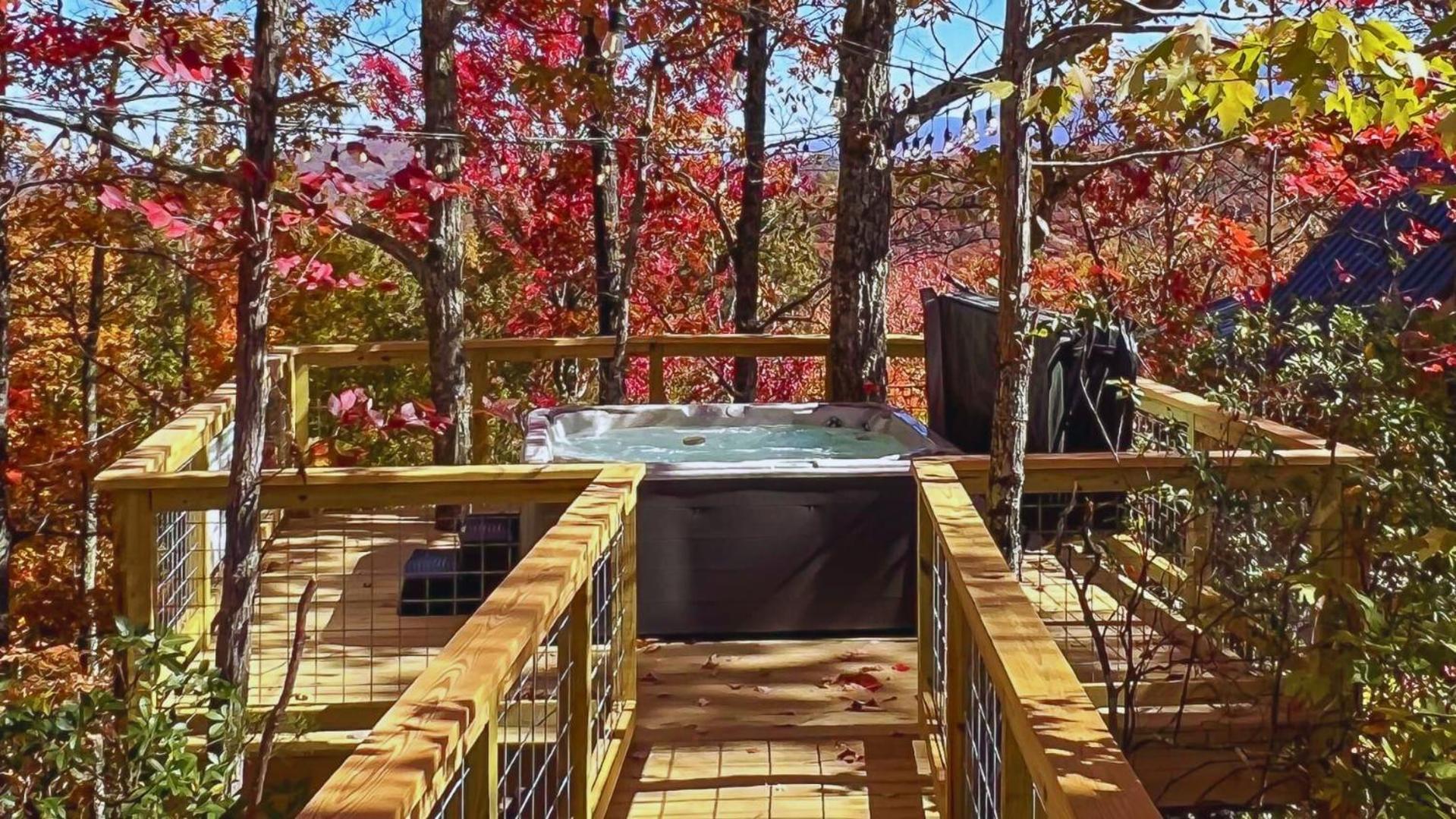 The Blackjack Oak In Treehouse Grove At Norton Creek Gatlinburg Exterior photo